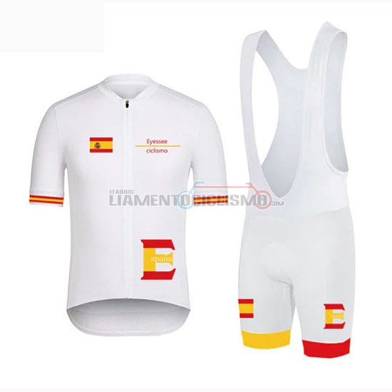 Abbigliamento Ciclismo Vuelta Espana Manica Corta 2019 Bianco